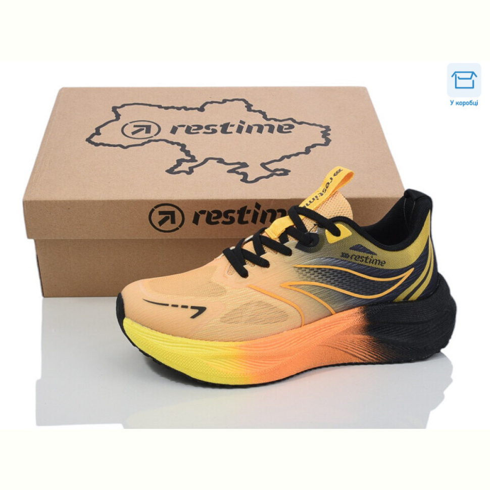 Кроссовки Restime AWL25446 black-orange