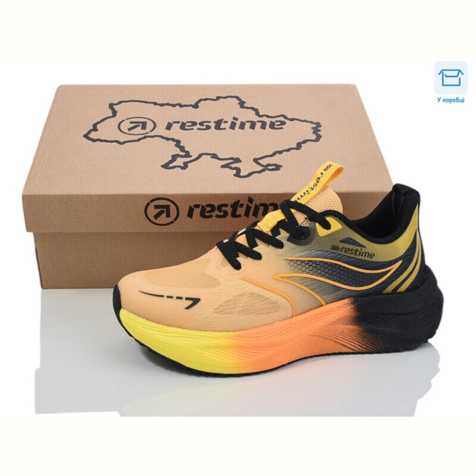 Кроссовки Restime AWL25446 black-orange
