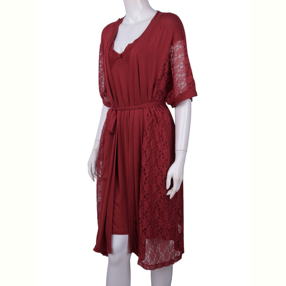 Халат Textile 16112B red