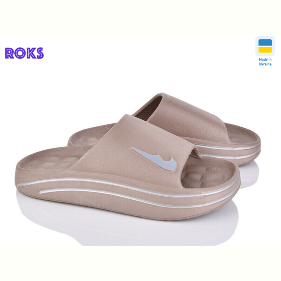 Шлепки Roks 513-020 коричневий