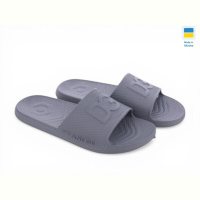 Шлепки Rai shoes 131 сірий