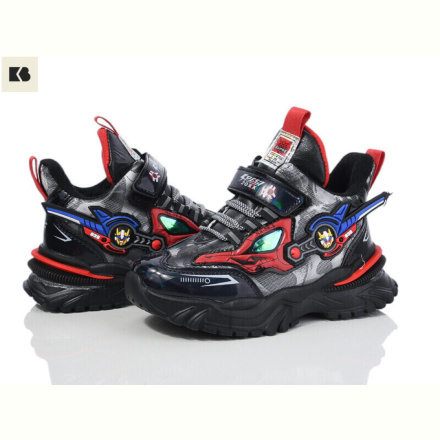 Кроссовки BIG 2117-A211B black-red