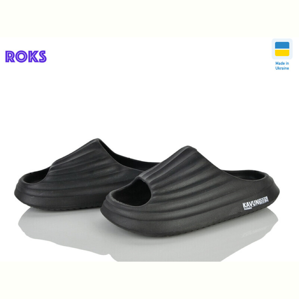 Шлепки Roks 153 чорний Шлепки Roks 153 чорний