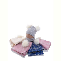 Шапка Red Hat KA322 комплект mix фліс