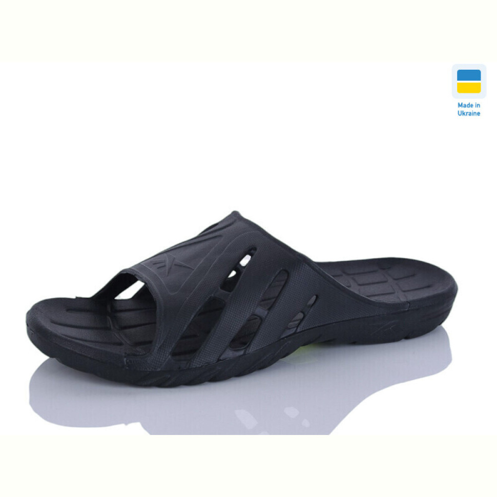 Шлепки SANLIN 2 Спорт підліток чорний