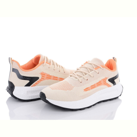 Кроссовки Violeta 143-28 beige-orange