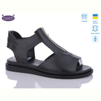 Босоножки Garti 0127 чорна шкіра