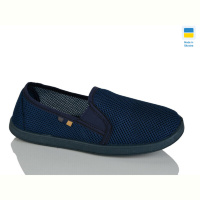 Слипоны Крок Сітка синя