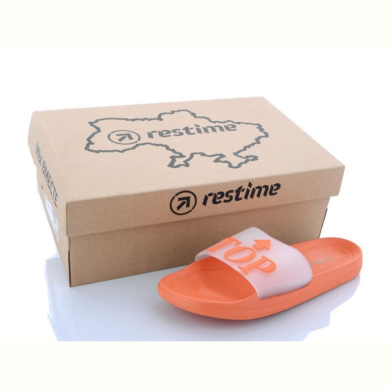 Шлепки Restime TWL20964 orange
