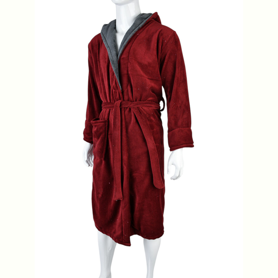 Халат Textile MX13 bordo