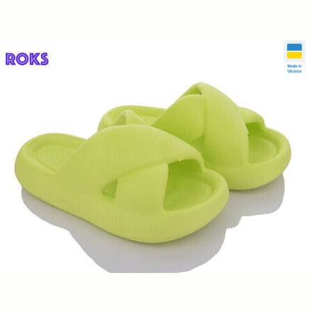 Шлепки Roks Progress 138 салатовий