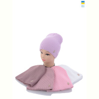 Шапка Angelica SP003-1 подвійна mix