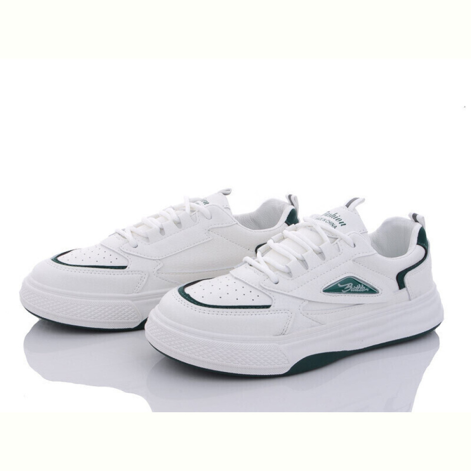 Кроссовки Violeta 186-21 white-green