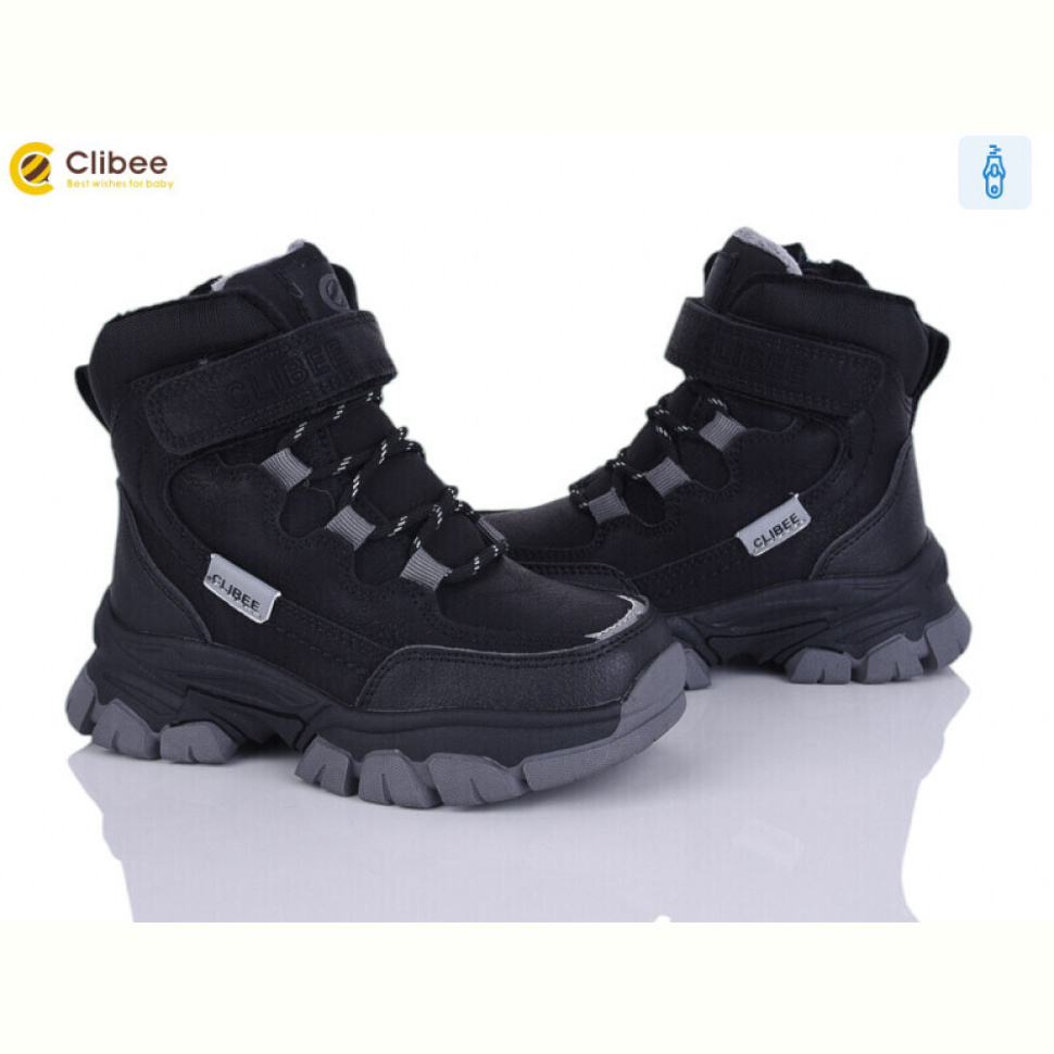 Ботинки Clibee HB364 black-grey