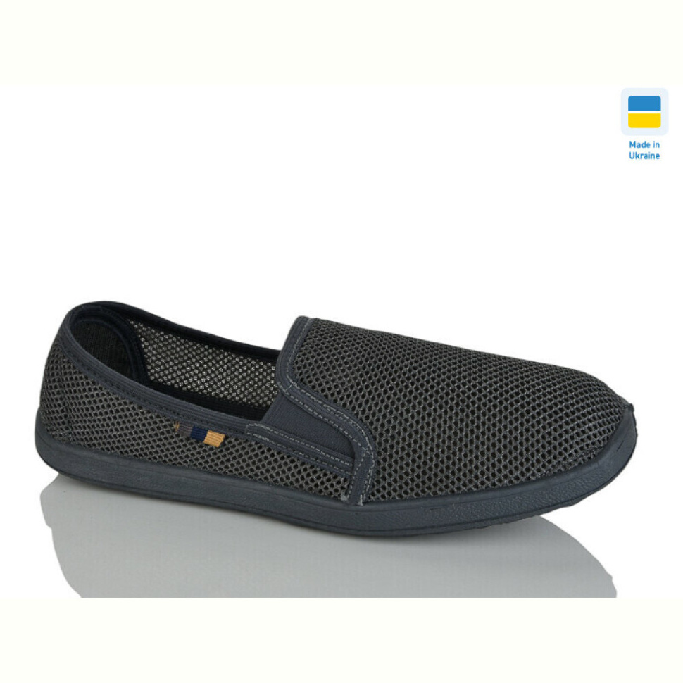 Слипоны Крок Сітка сіра Слипоны Крок Сітка сіра