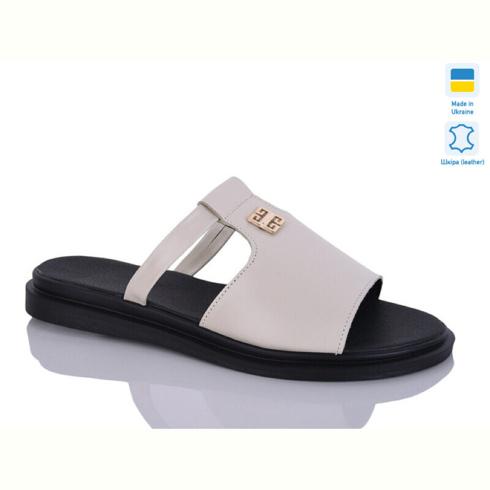 Шлепки Sali 14 беж к.