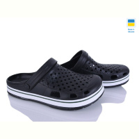 Кроксы Golden Lion М51 чорно-білий