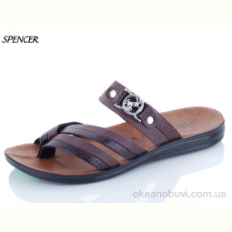Шлепки Spencer 3410 коричневый