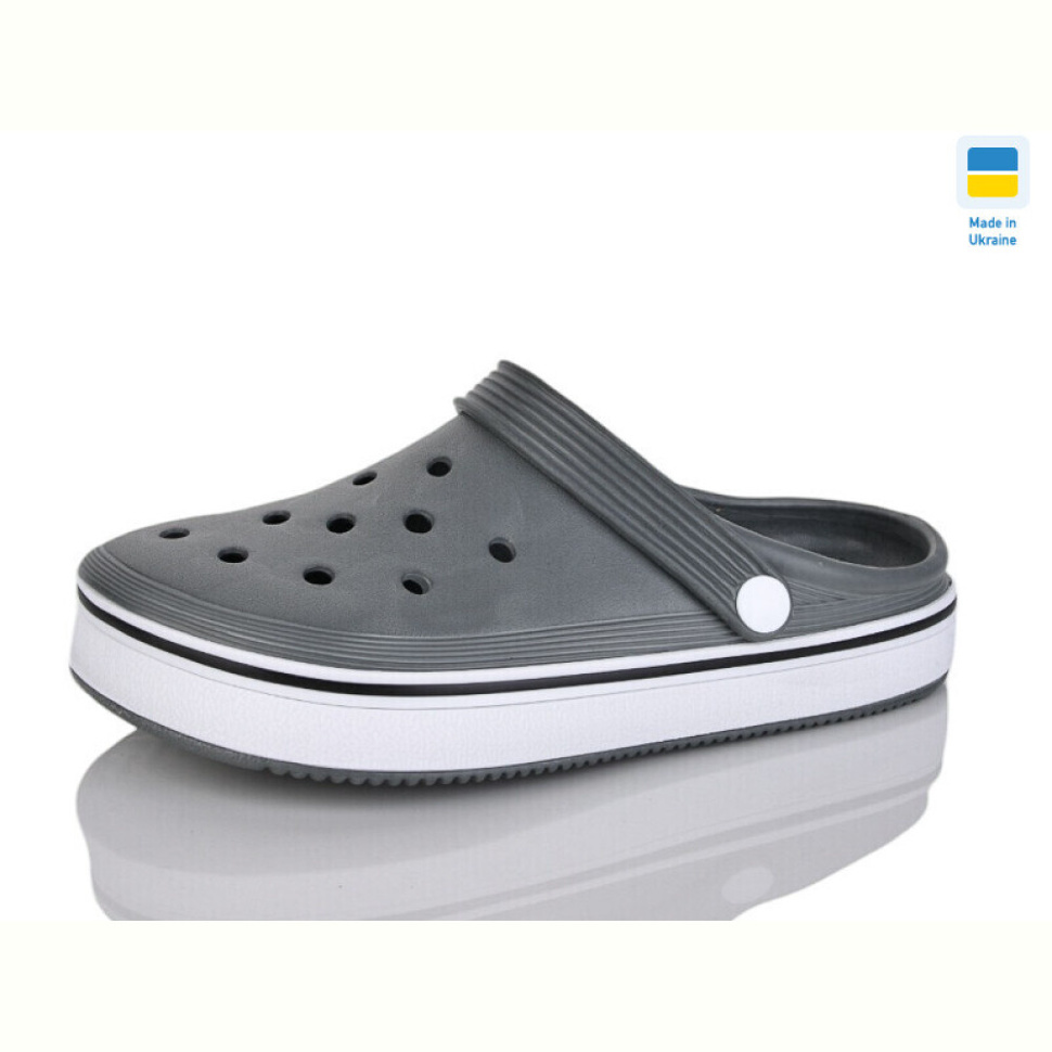 Кроксы M&L  Alex13 ML4001 сірий