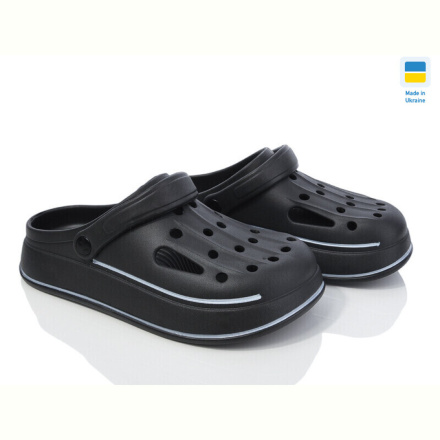 Кроксы Golden Lion Е252 чорний
