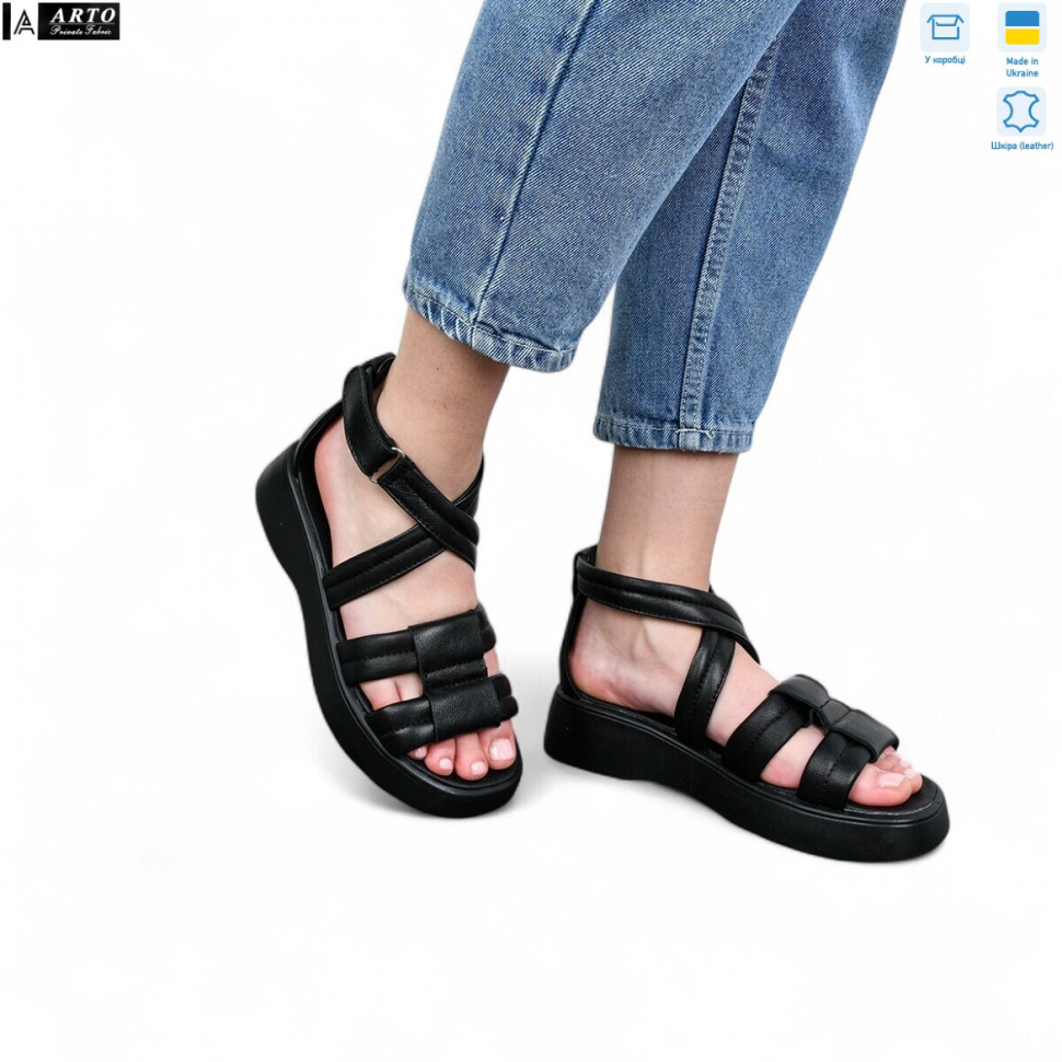 Босоножки ARTO 350 чорний к.