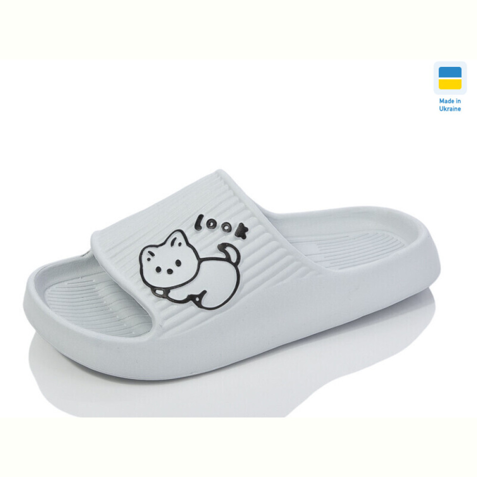 Шлепки Lot Shoes N104 св.сірий
