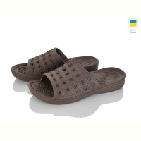 Шлепки Vladimir Крок С19 т.корич.