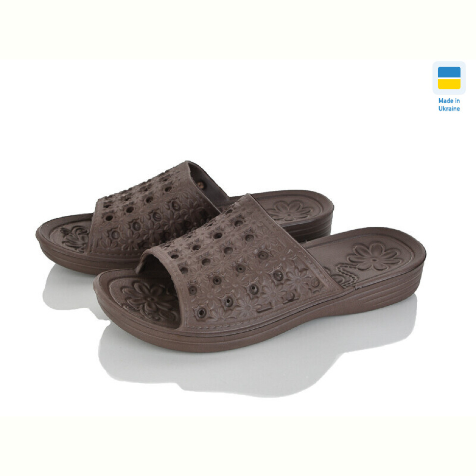 Шлепки Vladimir Крок С19 т.корич.