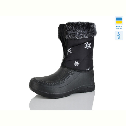 Сапоги из пены M&amp;L Alex14 BM6 сніжинка чорний