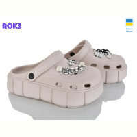 Кроксы Roks 152-2-2 бежевий