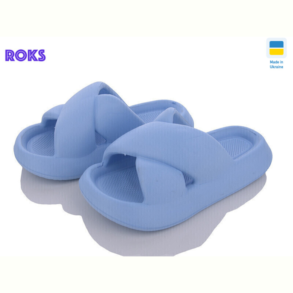 Шлепки Roks Progress 138 блакитний