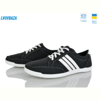 Кроссовки Lvovbaza B&R Л01 чорно-білий