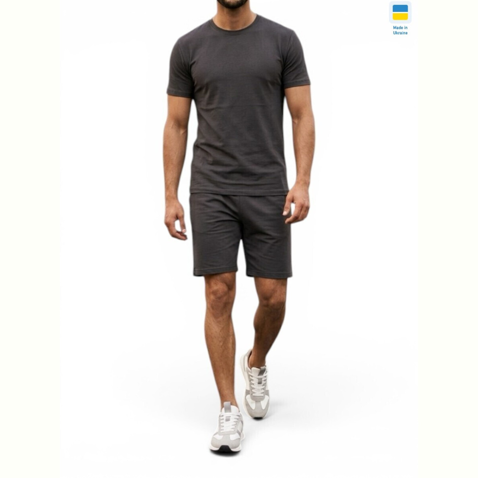 Спортивный костюм Sport style 10 т.сірий