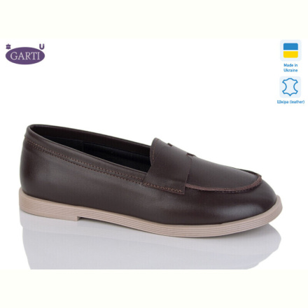 Туфли Garti 414 корич шкіра