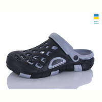 Кроксы SANLIN 2 308 чорно-сірий