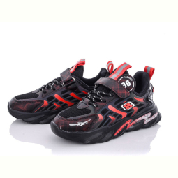Кроссовки Violeta G19(5015) black-red
