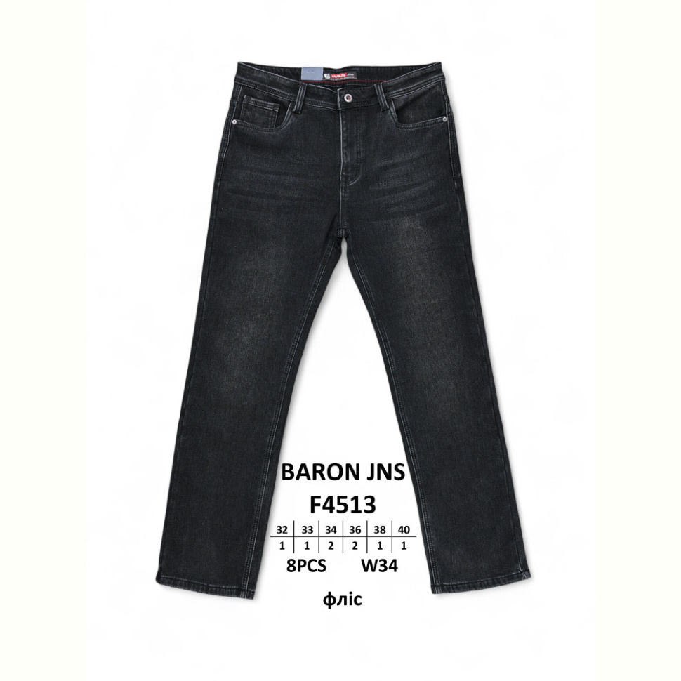 Джинсы Baron F4513 фліс Джинсы Baron F4513 фліс