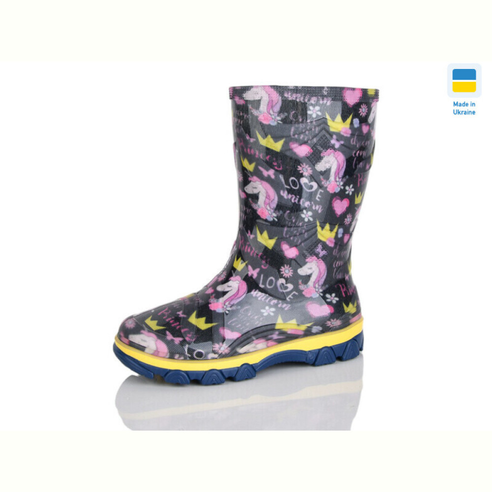 Резиновая обувь Lot Shoes Чобіт дитячий чорний