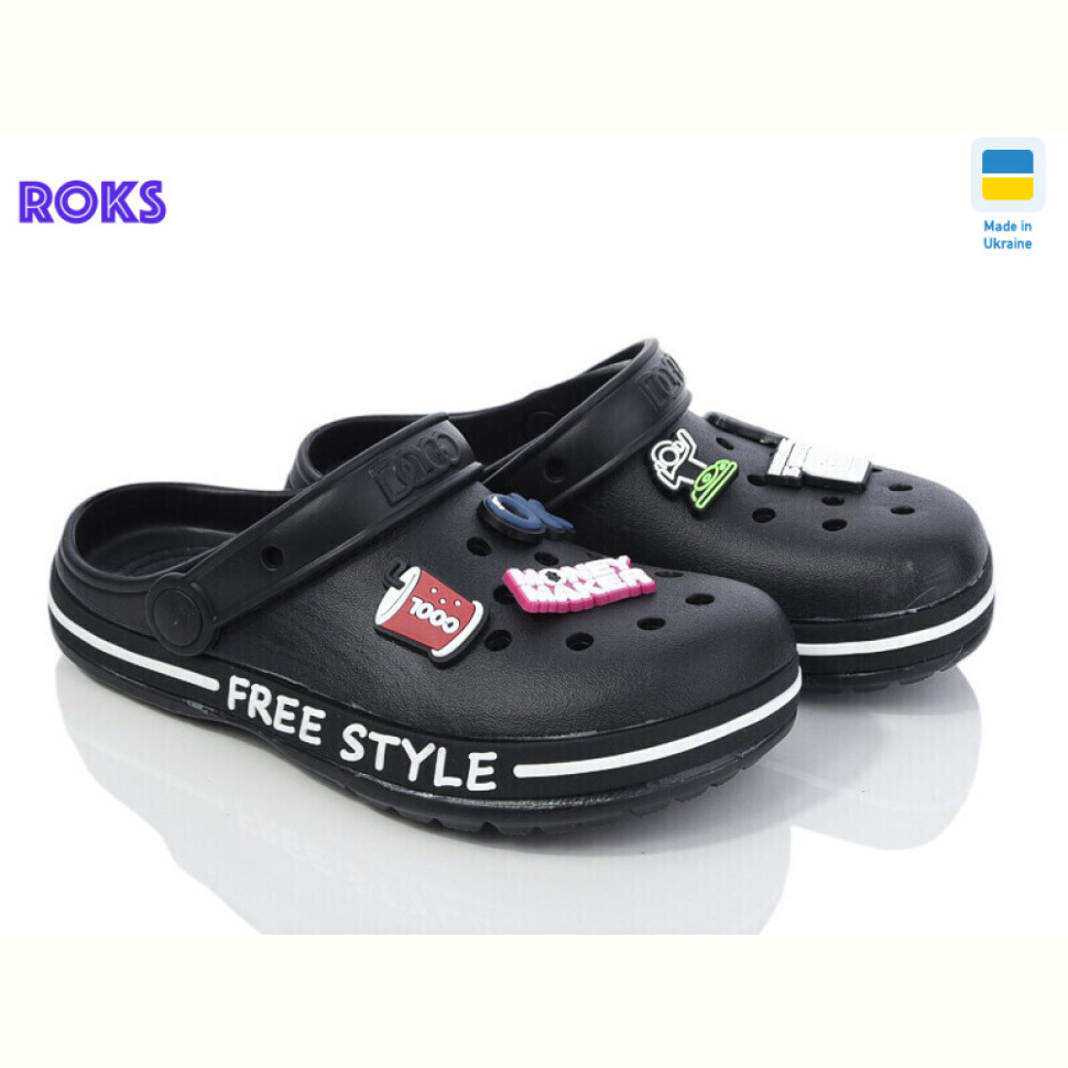 Кроксы Roks Dago 329 чорний