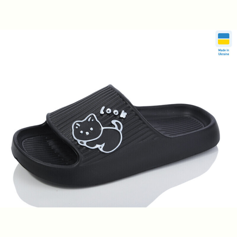 Шлепки Lot Shoes N104 чорний