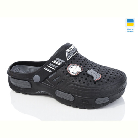 Кроксы Lot Shoes N118 чорний