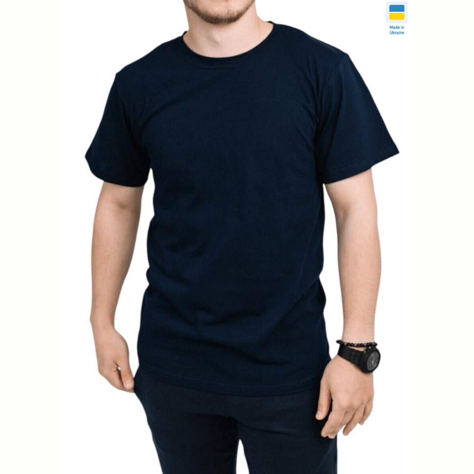 Футболка Sport style 080 т.синій