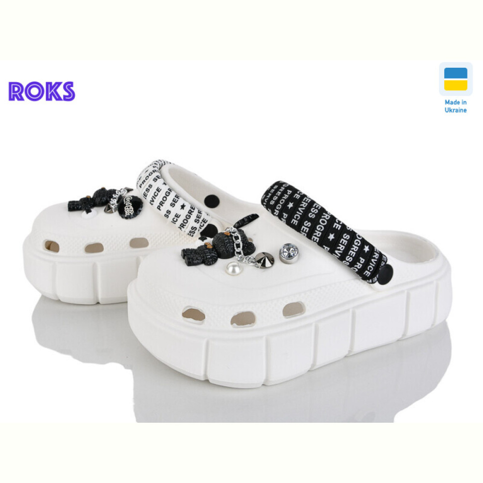 Кроксы Roks 152-2-4 білий Кроксы Roks 152-2-4 білий