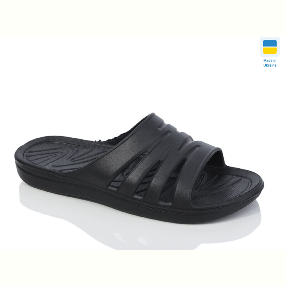 Шлепки Lot Shoes Крабік чорний