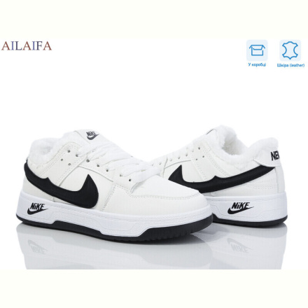 Кроссовки Ailaifa CN061 white-black
