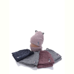 Шапка Red Hat KA318 комплект mix фліс