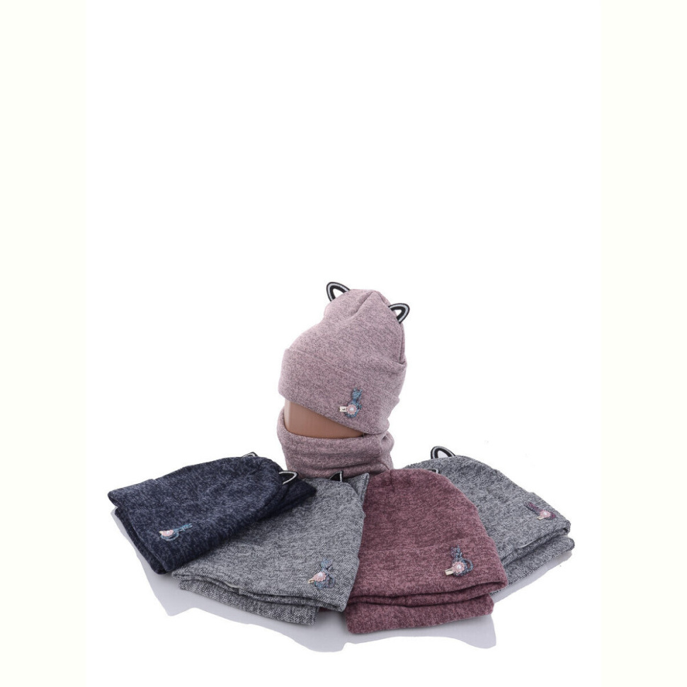 Шапка Red Hat KA318 комплект mix фліс