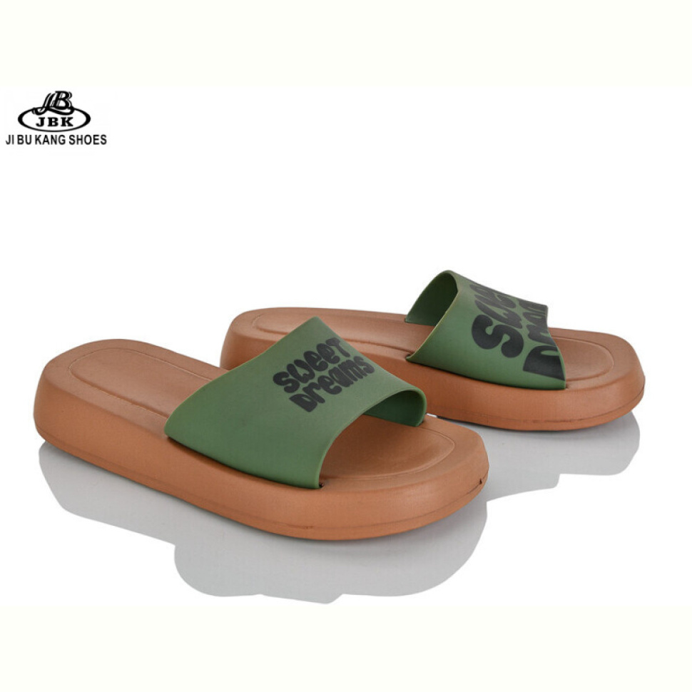 Шлепки Jibukang 01-6216 khaki