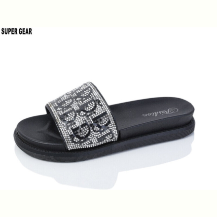 Шлепки Super Gear C888 black