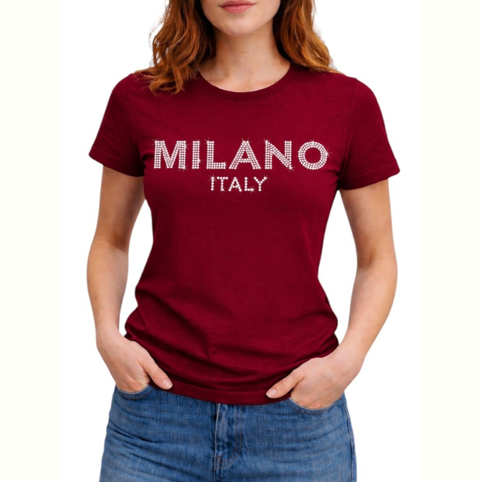 Футболка Riza 266 бордовий